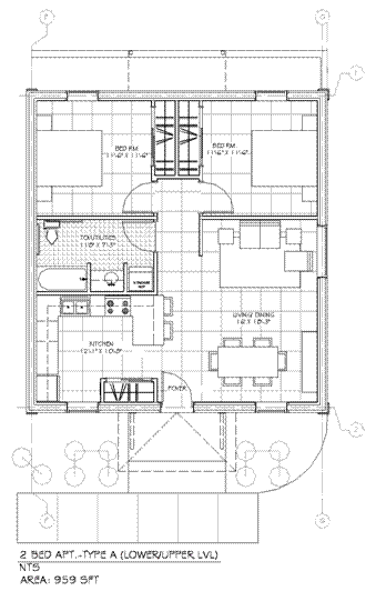 S Bed Coal Yard Apartments 15