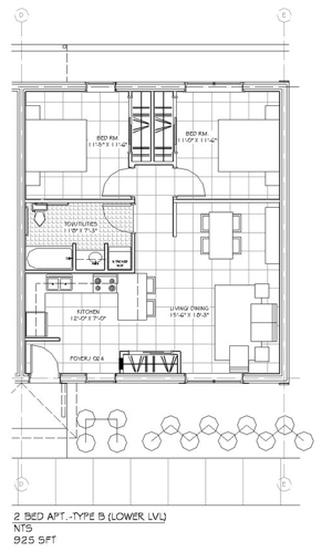S Bed Coal Yard Apartments 17