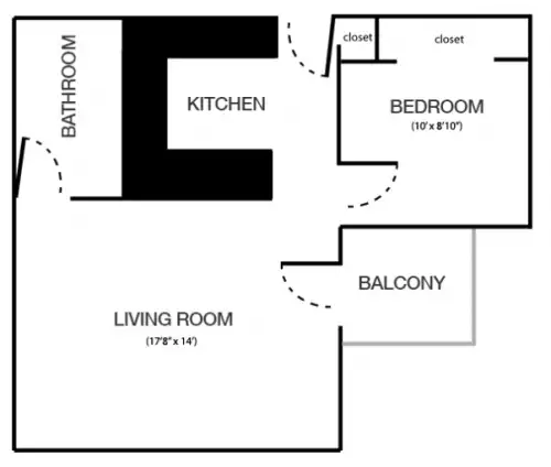 S Bed Fox Pointe Apartments 12