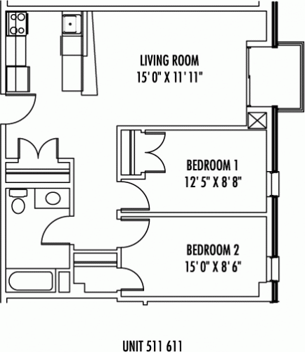 S Bed 420 West 536