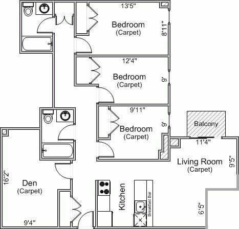 S Bed 420 West 532