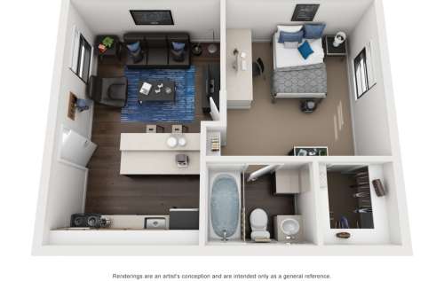 S Bed Eastgate Apartments 24