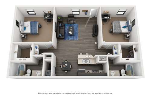 S Bed Eastgate Apartments 25