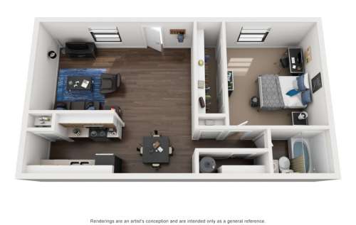 S Bed Eastgate Apartments 22