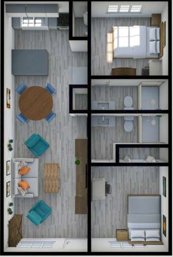 S Bed University Pointe Apartments 19