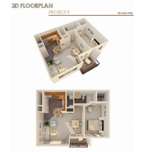 S Bed Tuscany Ranch Apartments 2