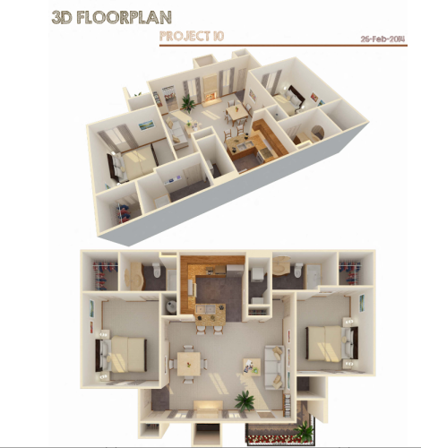 S Bed Tuscany Ranch Apartments 6