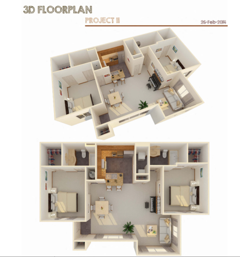 S Bed Tuscany Ranch Apartments 8