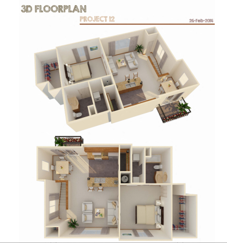 S Bed Tuscany Ranch Apartments 5