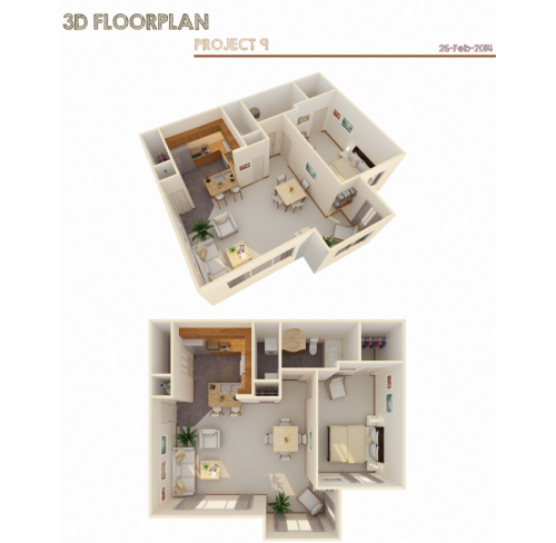 S Bed Tuscany Ranch Apartments 3