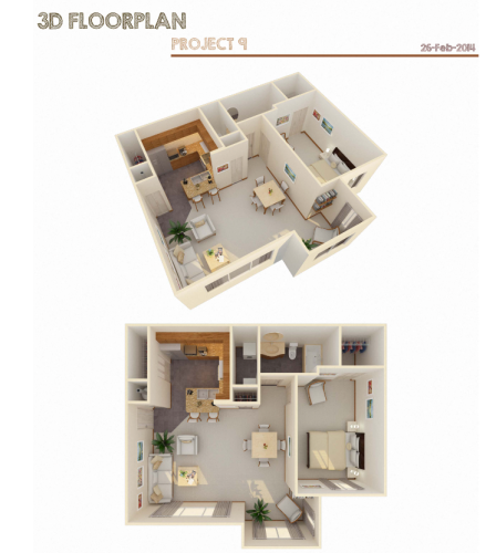 S Bed Tuscany Ranch Apartments 4