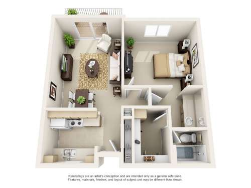 S Bed Stonegate Village Apartments 148