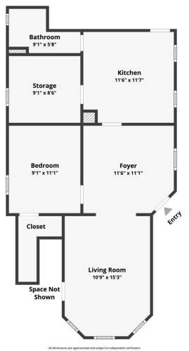 S Bed First Floor Close To Shops and Restaurants Available 6/1/25 5