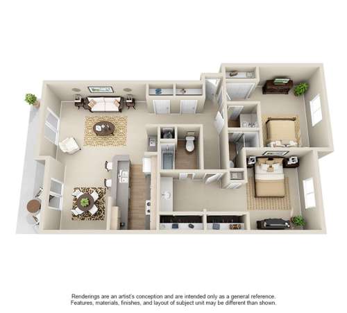 S Bed Lakeshore Apartments 137