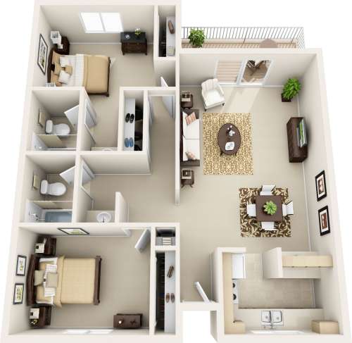 S Bed Stonegate Village Apartments 39