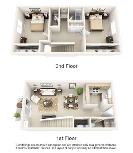 S Bed Stonegate Village Apartments 53