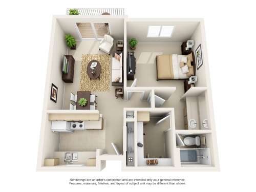 S Bed Stonegate Village Apartments 143