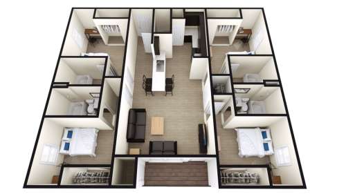 S Bed The Quarters Columbia 32