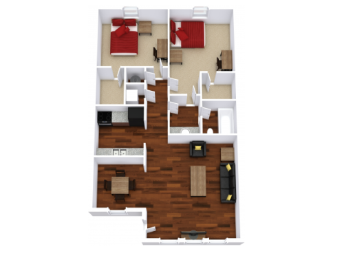 S Bed Elevation on Post 13