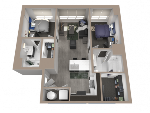 S Bed One On Centre 56