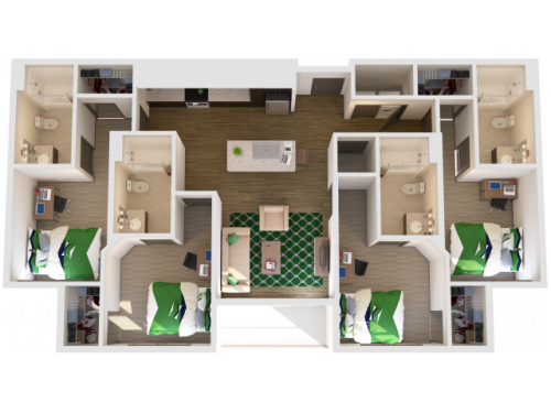 S Bed Union on Plum 36