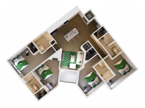 S Bed Union on Plum 38