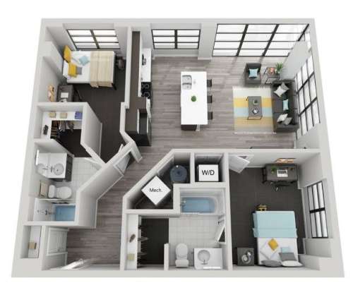 S Bed One On Centre 58