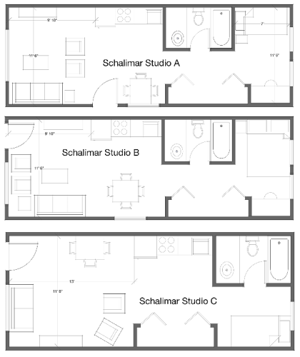 S Bed Schalimar Apartments 13