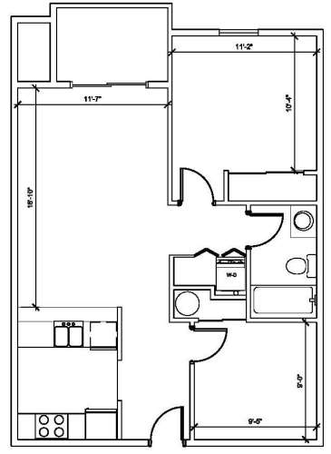 S Bed Pine Ridge Apartments 21