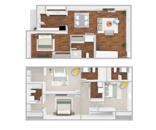 S Bed Leah Avenue Student Townhomes 15