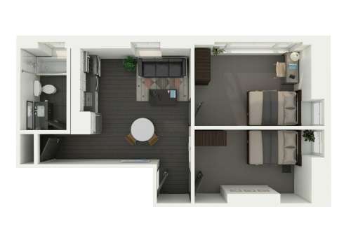 S Bed Clyde Street Apartments 17