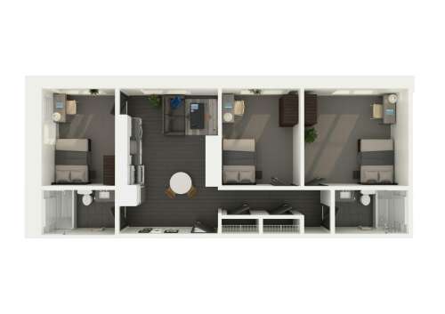 S Bed Clyde Street Apartments 11