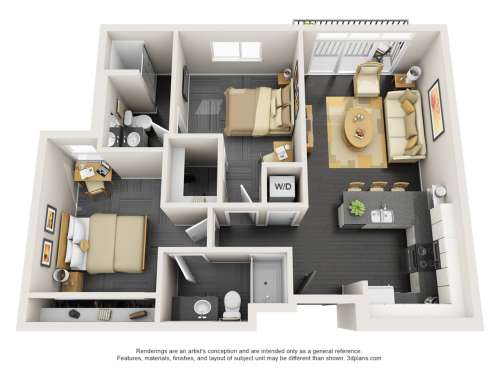 S Bed Vertex Apartments 12