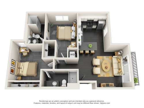 S Bed Vertex Apartments 11