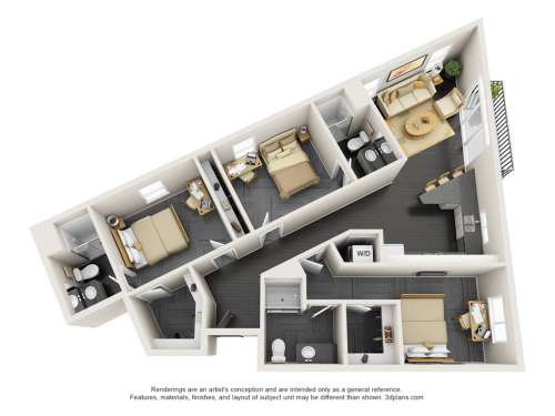 S Bed Vertex Apartments 5