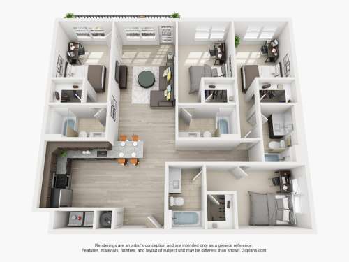 S Bed Vie Lofts at San Marcos 58