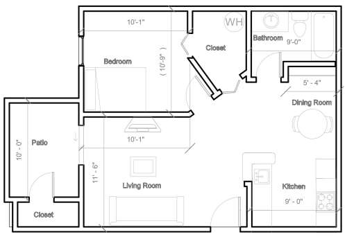 S Bed Maple Valley Apartments 1