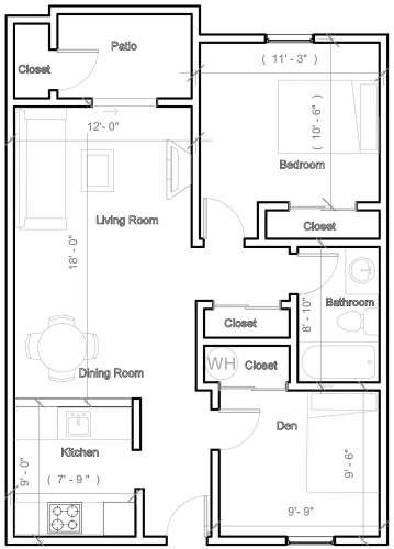 S Bed Pine Ridge Apartments 22