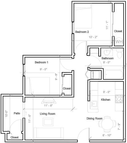 S Bed Providence Court Apartments 25