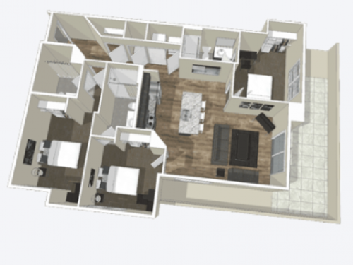 S Bed Stadium Apartments:  Off-Campus Student Housing 31