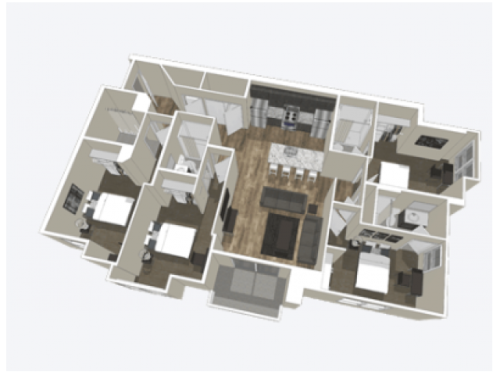 S Bed Stadium Apartments:  Off-Campus Student Housing 33