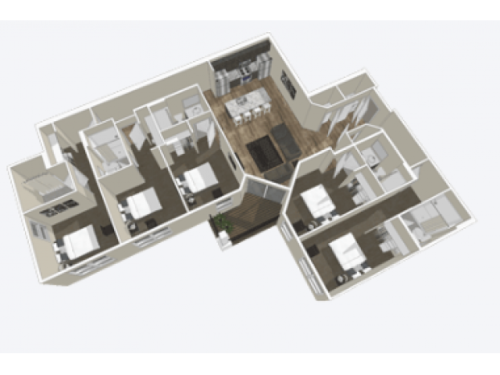 S Bed Stadium Apartments:  Off-Campus Student Housing 40
