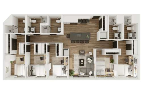 S Bed The Rive Madison 1