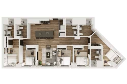 S Bed The Rive Madison 2