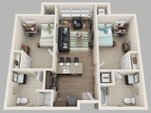 S Bed Twin River Commons 20