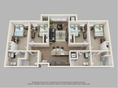 S Bed Twin River Commons 39