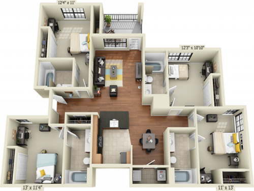 S Bed The Oasis 55