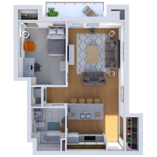S Bed Palisade 36