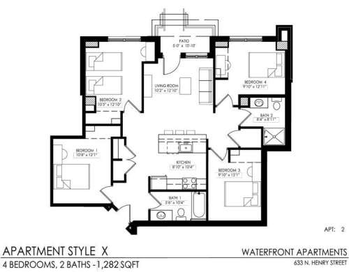 S Bed Waterfront 45
