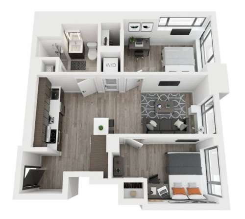 S Bed Monarch Heights Apartments 53
